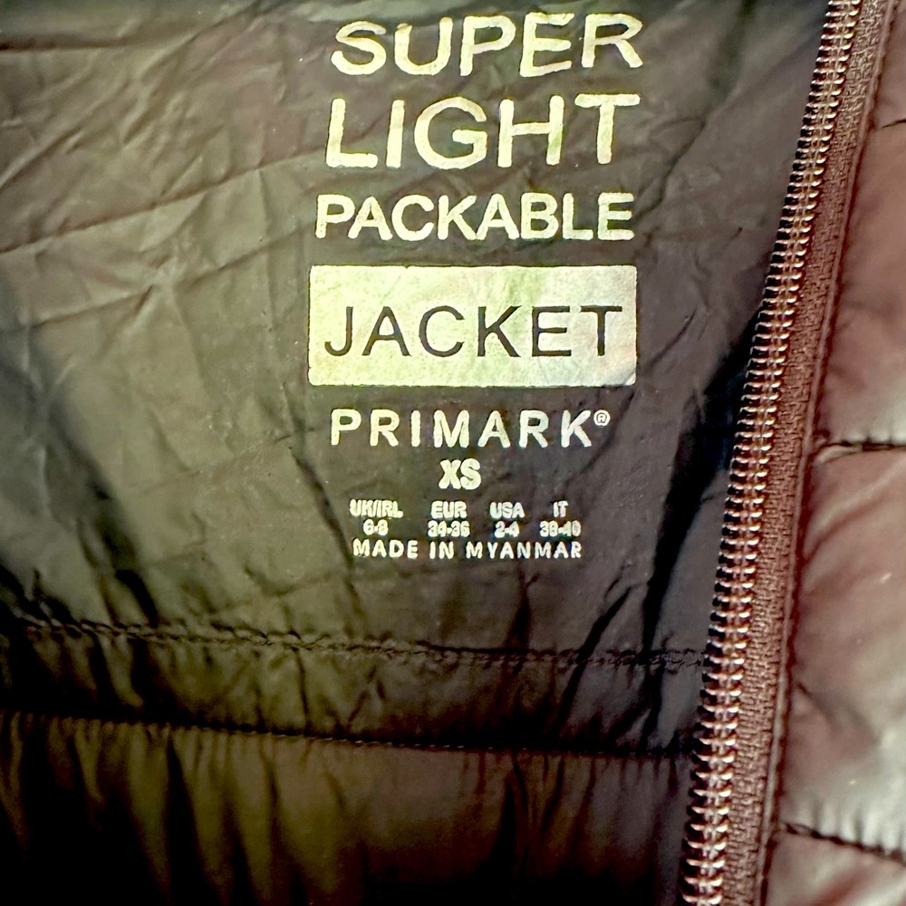 Euc Super Light Packable Jacket Primark Women’s X… - image 3